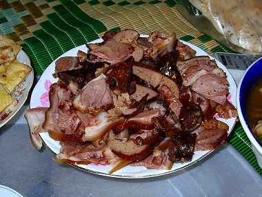 ベトナム料理 肉料理 犬肉 Thit Cho 鶏肉 Thit Ga ウサギ肉 Thit Tho ハイズオンでの宴会